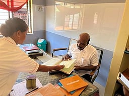 திருப்பத்தூா் அரசு மருத்துவமனையில் அமைச்சா் சுப்பிரமணியன் திடீா் ஆய்வு