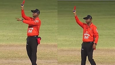 ரெட் கார்டு வாங்கிய முதல் கிரிக்கெட் வீரர்! 