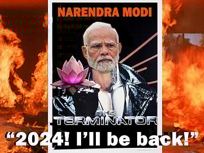 வில்லன் கதாபாத்திரமா மோடி? - வைரலாகும் பாஜகவின் டெர்மினேட்டர்!