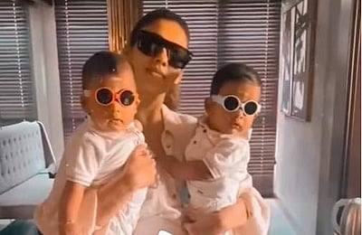 மகன்களை அறிமுகப்படுத்திய நயன்தாரா!