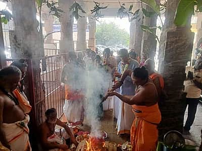 அவிநாசிலிங்கேஸ்வரர் கோயில் ராஜகோபுரம் பாலாலயம்