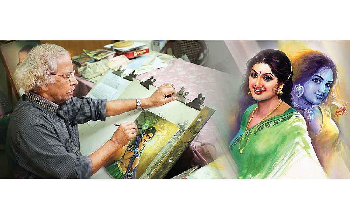 முத்திரை பதித்த மாருதி: -ஓவியர் மணியம் செல்வன்