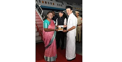 சென்னை வந்தடைந்தார் குடியரசுத் தலைவர் திரௌபதி முர்மு