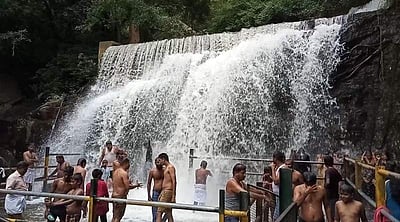 சுருளிஅருவியில் இன்று முதல் குளிக்க அனுமதி