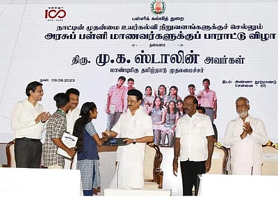 உதவியும், ஊக்கமும் கிடைத்தால் அரசுப் பள்ளி மாணவர்கள் தூள் கிளப்புவார்கள்: முதல்வர் ஸ்டாலின் பேச்சு