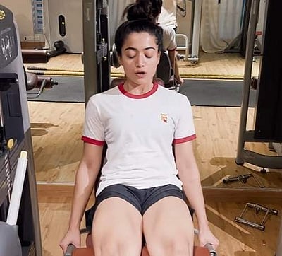 கடும் உடற்பயிற்சியில் ராஷ்மிகா!