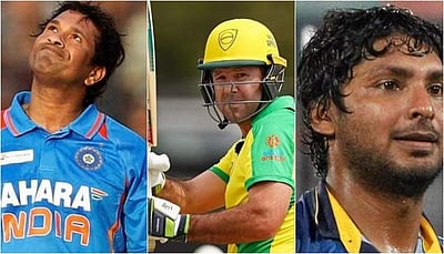 உலகக் கோப்பை வரலாற்றில் அதிக ரன்கள் குவித்த டாப் 10 வீரர்கள்!