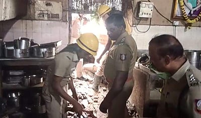 வேலூரில் உணவகச் சுவர் இடிந்து விழுந்து இருவர் பலி; மேலும் ஒருவர் படுகாயம்