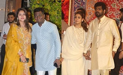 அம்பானி இல்ல விழாவில் அட்லி, நயன்தாரா ஜோடிகள்!