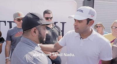 தமிழில் உரையாடிய அமெரிக்க அதிபர் வேட்பாளர் விவேக் ராமசாமி!