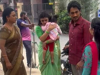 பாக்கியலட்சுமி சீரியலில் நடிகர் சித்தார்த்: வைரல் விடியோ!