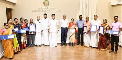 கலைமாமணி விருதாளர்களுக்கு முதல்வர் மு.க.ஸ்டாலின் நிதியுதவி!