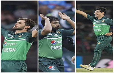 இந்திய அணிக்கு எதிராக வரலாறு படைத்த பாகிஸ்தான் வேகப் பந்துவீச்சாளர்கள்!