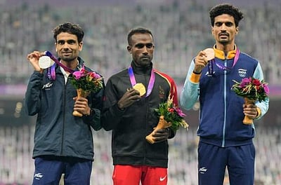 ஆசிய விளையாட்டு: ஒரே போட்டியில் 2 பதக்கங்களை தட்டிச் சென்ற இந்தியா