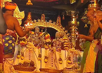 மதுரை மீனாட்சி சுந்தரேசுவரர் கோயில் கோபுரங்களுக்கு பாலாலயம்