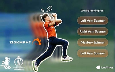 இந்திய பந்துவீச்சாளர்கள் தேவை; விளம்பரம் வெளியிட்ட நெதர்லாந்து கிரிக்கெட் வாரியம்!