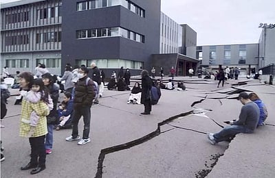 ஜப்பான் நிலநடுக்கம்: 30 ஆக உயர்ந்த பலி!