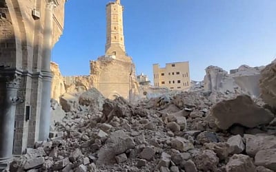 காஸா: 1,500 ஆண்டுகள் பழமையான கட்டடத்தை அழித்த இஸ்ரேல்!