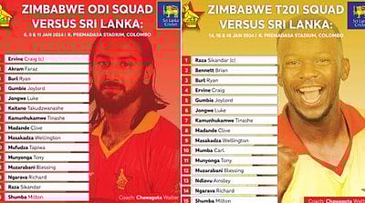 இலங்கைக்கு சுற்றுப்பயணம் மேற்கொள்ளும் ஜிம்பாப்வே அணி அறிவிப்பு!