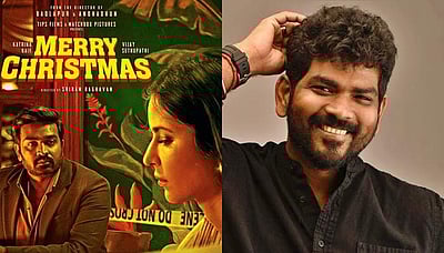 ஹிட்ச்காக் காலத்துக்கு அழைத்துச்சென்ற மெரி கிறிஸ்துமஸ் இயக்குநர்: விக்னேஷ் சிவன் பாராட்டு!