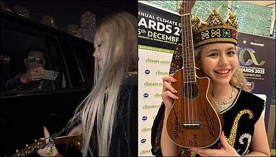 ஏ.ஆர்.ரஹ்மானிடம் வந்தே மாதரம் பாடல் பாடிய வெளிநாட்டு ரசிகை: வைரல் விடியோ!