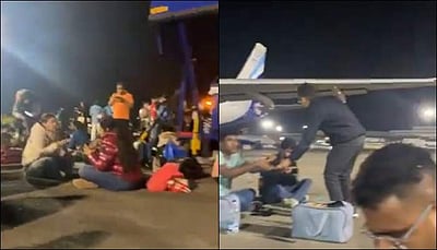 விமான ஓடுதளத்தில் சாப்பிட்ட பயணிகள்: இண்டிகோ நிறுவனத்துக்கு ரூ.1.20 கோடி அபராதம்!