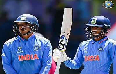 யு-19 உலகக் கோப்பை: வங்கதேசத்துக்கு 252 ரன்கள் இலக்கு நிர்ணயித்த இந்தியா!