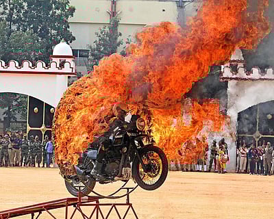 குடியரசு தின அணிவகுப்பு ஒத்திகை - புகைப்படங்கள்