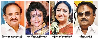 வெங்கையா நாயுடு, வைஜெயந்தி மாலா, பத்மா சுப்பிரமணியத்துக்கு பத்ம விபூஷண்: விஜயகாந்துக்கு பத்ம பூஷண்