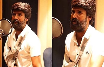 கையில் கட்டு; தொடர்ச்சியான வசனம்: துவங்கியது சூரியின் கருடன் பட டப்பிங்!