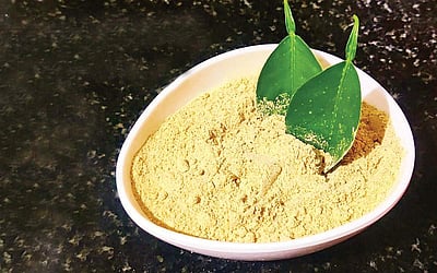 எலுமிச்சை இலை இட்லிப் பொடி