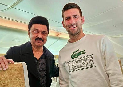முதல்வர் ஸ்டாலினுடன் டென்னிஸ் வீரர் ஜோகோவிச்!