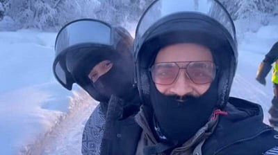 பின்லாந்தில் சூர்யா - ஜோதிகா: வைரல் விடியோ!