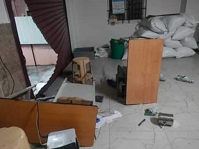 சேமியா தயாரிப்பு நிறுவனத்தை சூறையாடிய காட்டு யானைகள்