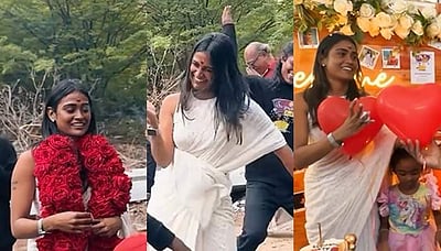 பிக் பாஸ் பூர்ணிமாவை பட்டாசு வெடித்து வரவேற்ற குடும்பத்தினர்: வைரல் விடியோ!