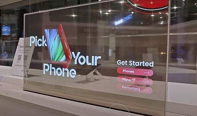 கண்ணாடி வடிவில் தொலைக்காட்சி, எல்ஜி-யின் புதிய தொழில்நுட்பம்!