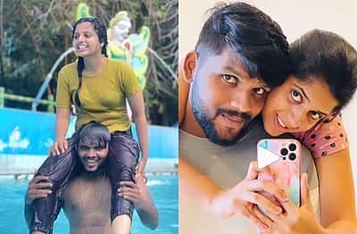 நிஜ வாழ்க்கையில் கணவரைக் கொண்டாடும் எதிர்நீச்சல் நடிகை!