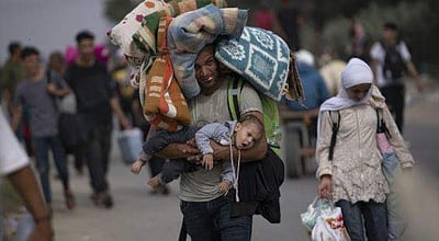 தாகத்தில் காஸா குழந்தைகள்!