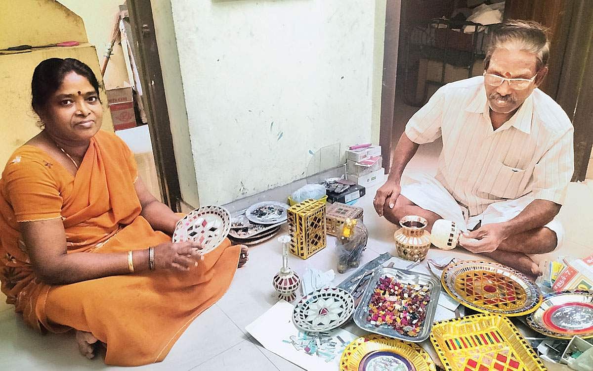 கண்ணைக் கவரும் கண்ணாடி கலைப்பொருள்கள்