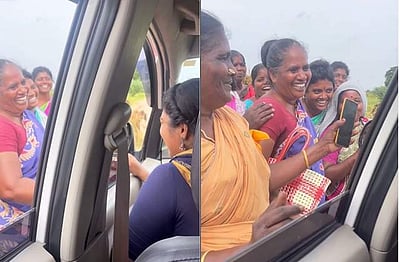 வேலை விட்டதும் நாடகம் பார்க்க ஓடுறோம்: சீரியல் நடிகையிடம் பேசிய பெண்கள்!