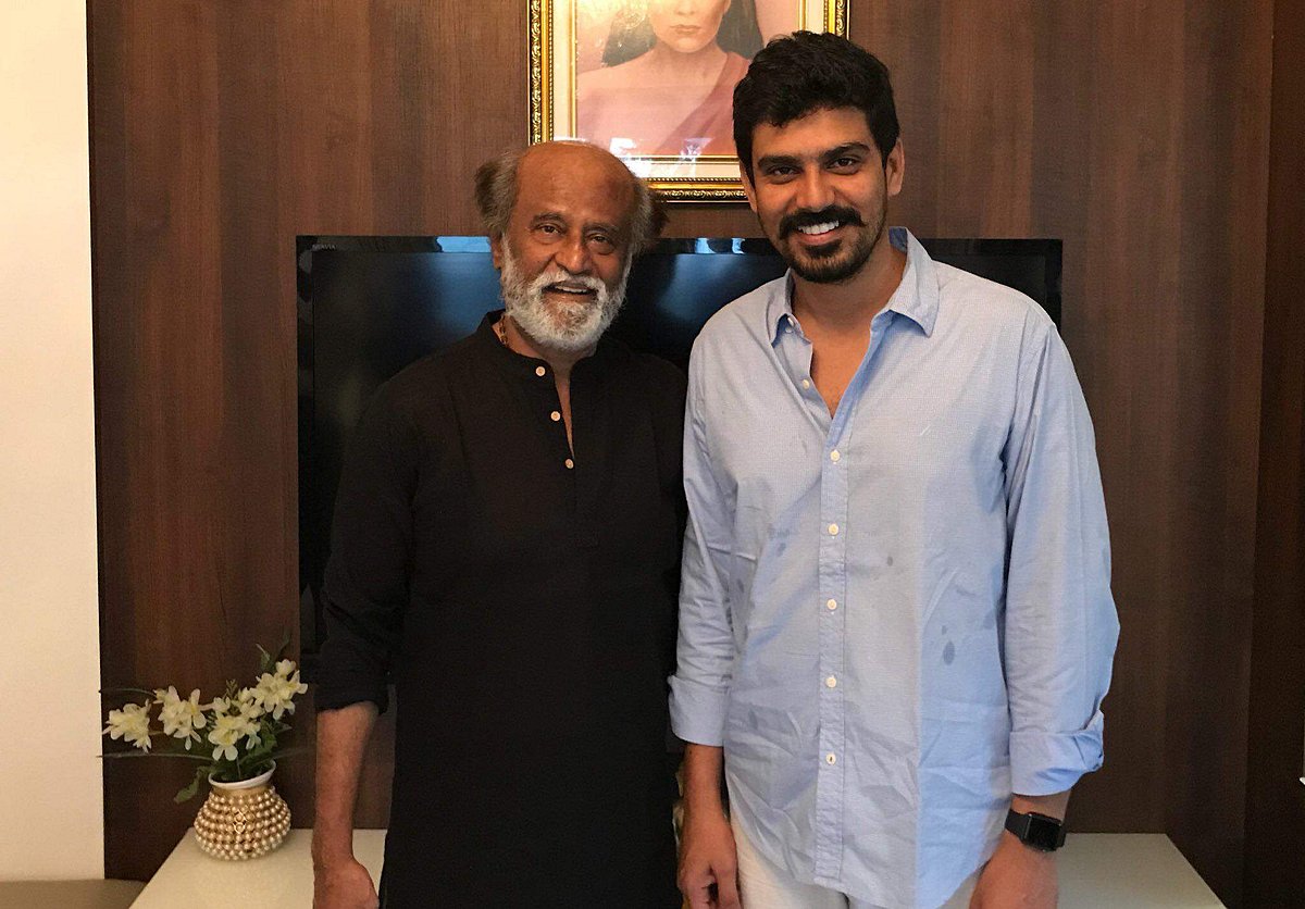 ரஜினியுடன் எஸ்.ஆர். பிரபு