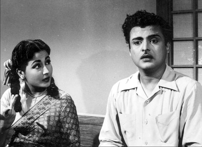 மிஸ் மேரி ஹிந்திப் படத்தில் ஜெமினி கணேசன், மீனா குமாரி