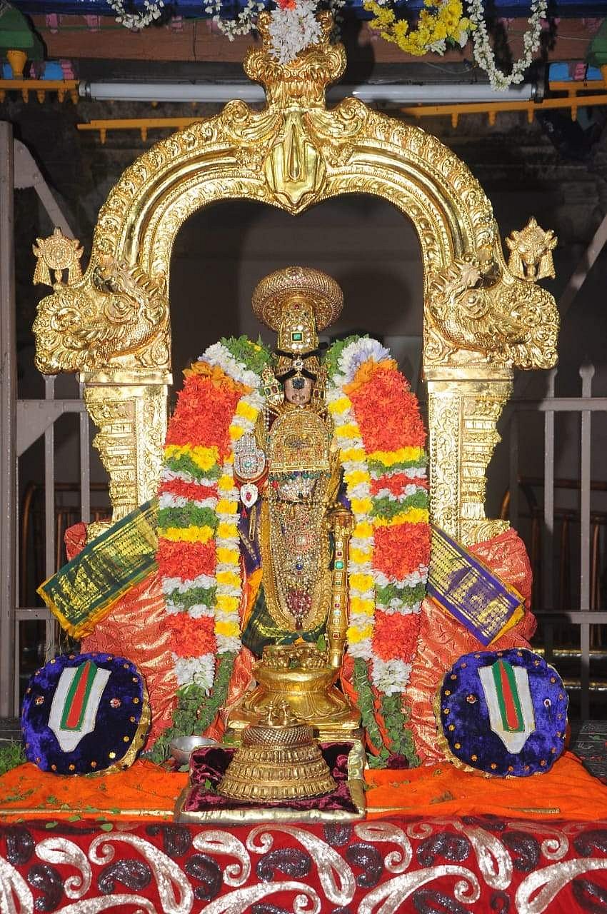 ரத்தன பாண்டியன் கொண்டை அலங்காரத்தில் நம்பெருமாள்