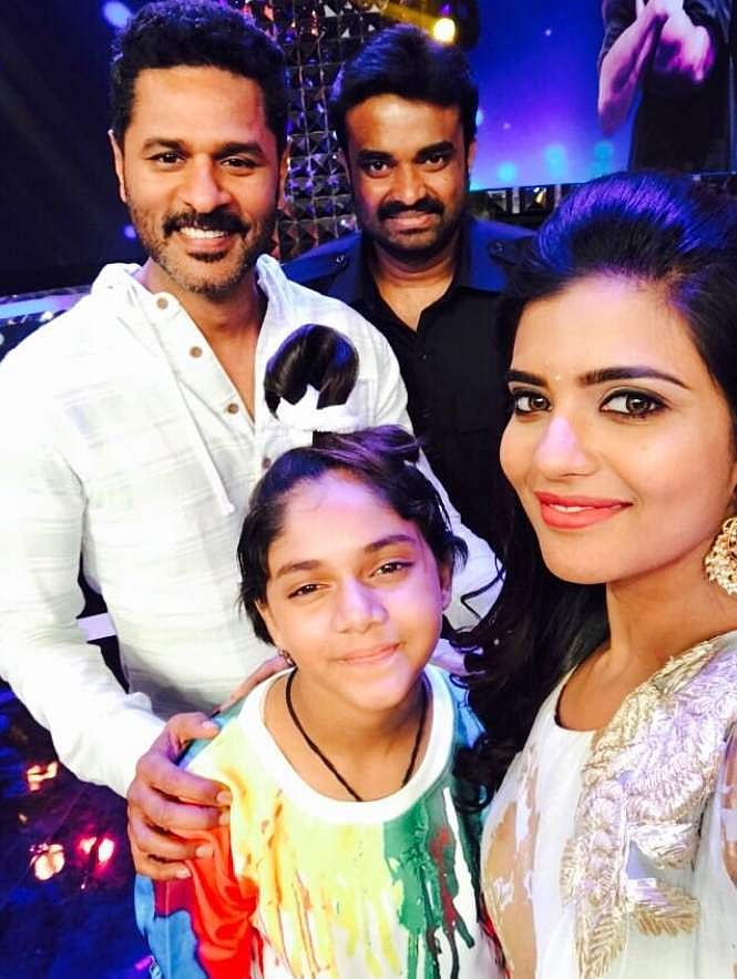 லக்‌ஷ்மி படப்பிடிப்பில்...