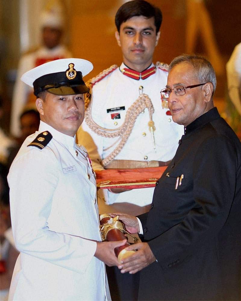 2013-ல் பத்மஸ்ரீ விருது வென்றபோது...