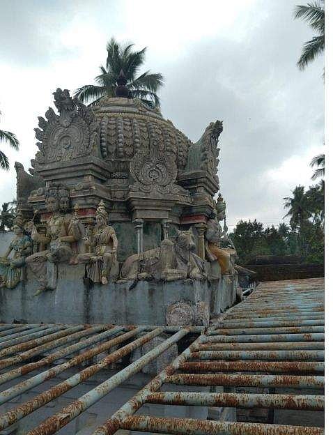 <strong>விசாலாட்சி அம்மன் சன்னதி விமானத் தோற்றம்</strong>