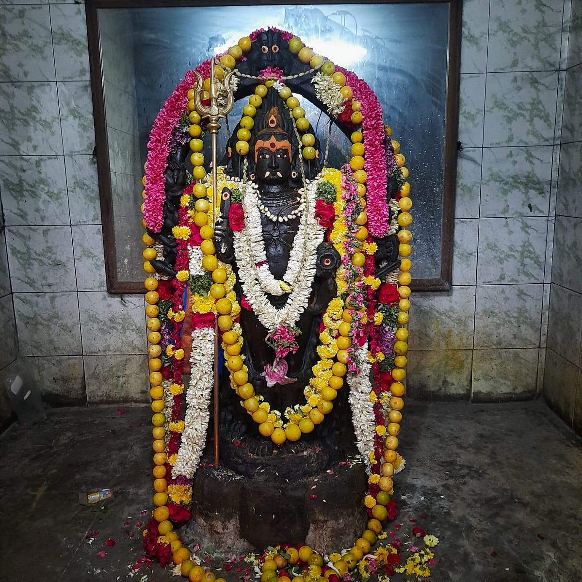 சிறப்பு அலங்காரத்தில் பஞ்சமுக பைரவர்