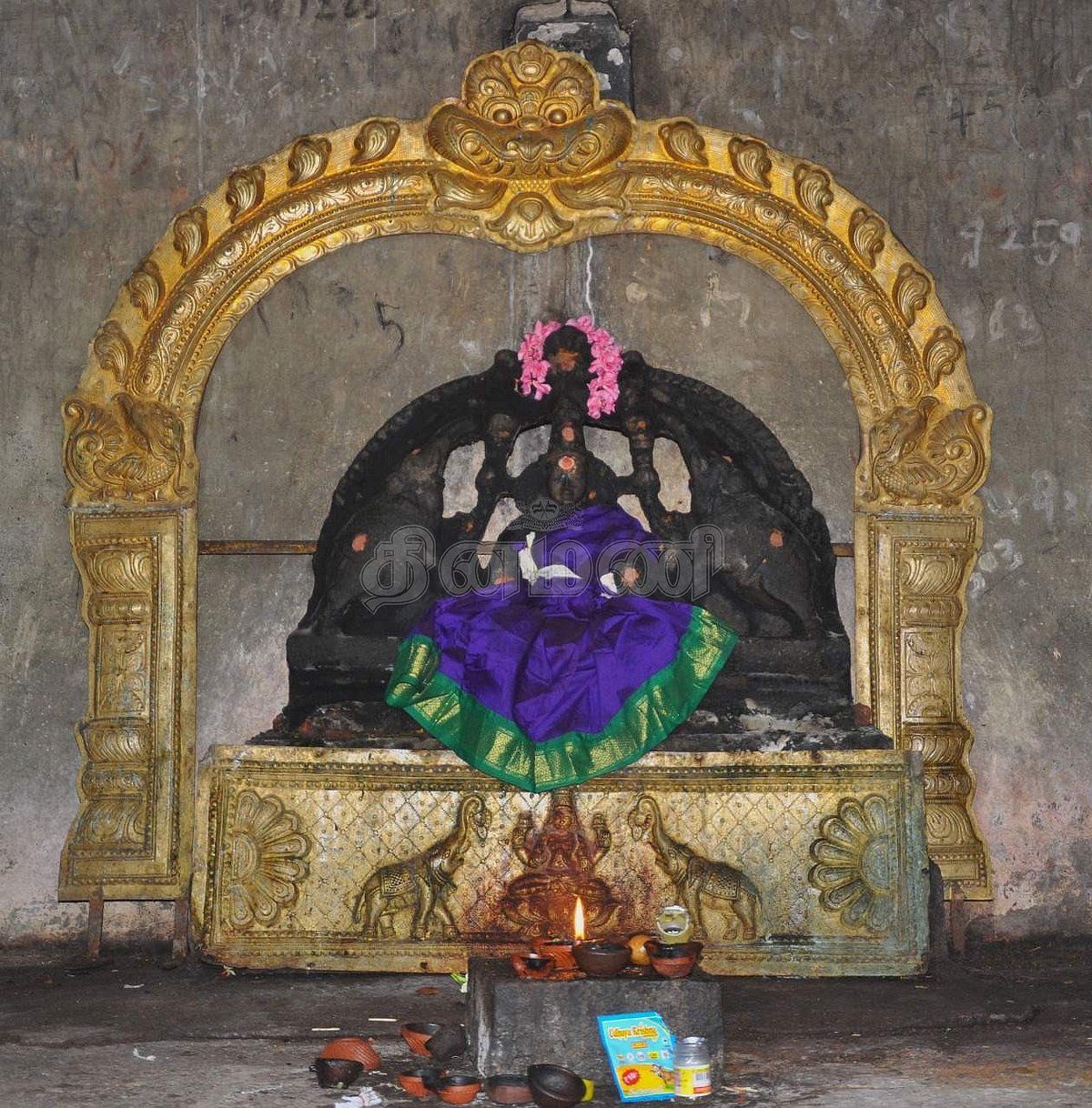 <strong>தனி சன்னதியில் காட்சியளிக்கும் ஶ்ரீ மகாலட்சுமி தாயார்</strong>