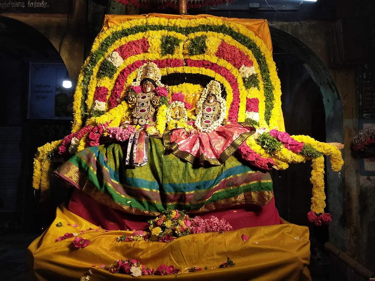 <strong>சிறப்பு அலங்காரத்தில் கற்பூரவள்ளி அம்மன்-சந்திரமௌலீசுவரர் சுவாமி</strong>