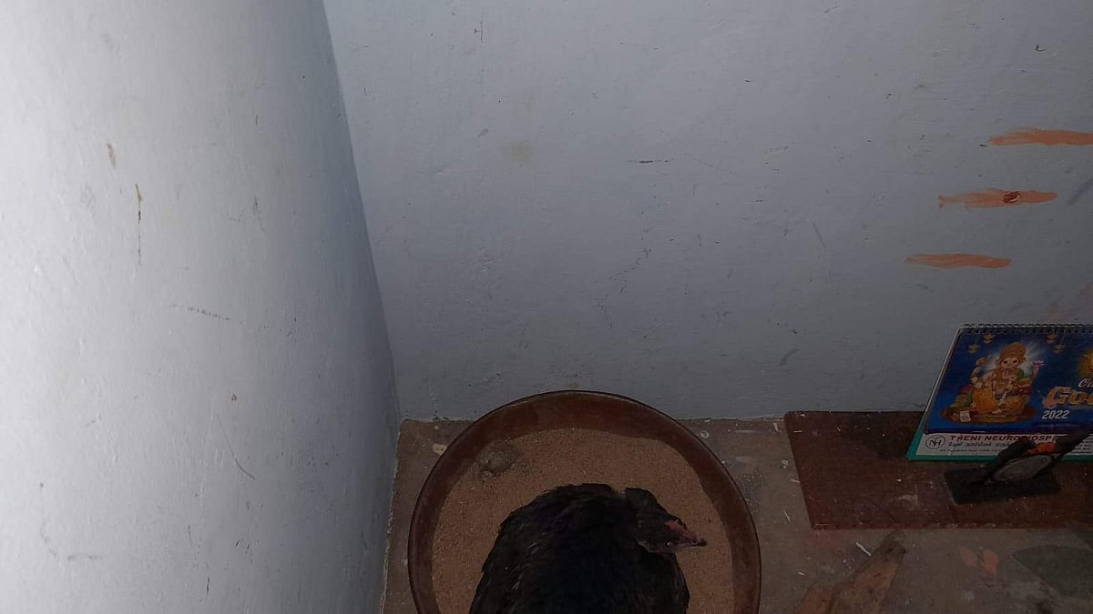 வெடிகுண்டு வீசப்பட்ட இடம்.